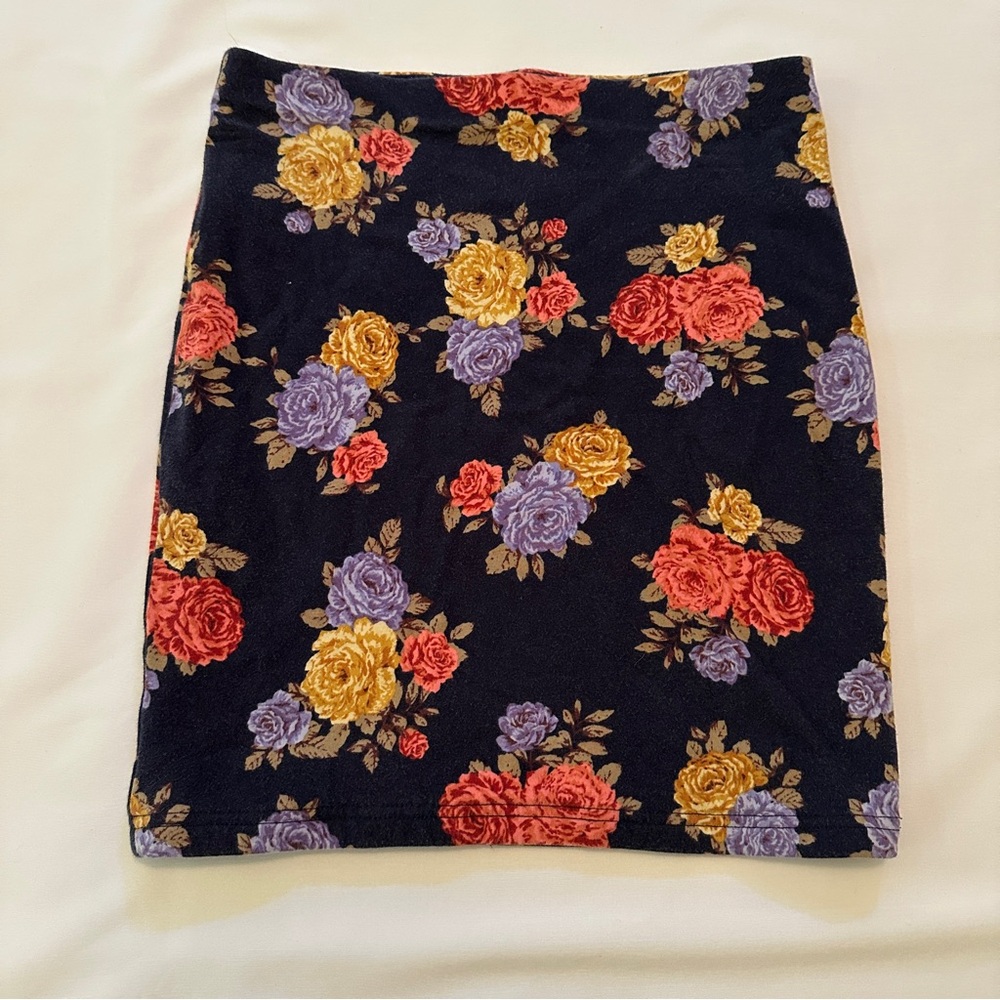 Forever 21 floral pencil skirt